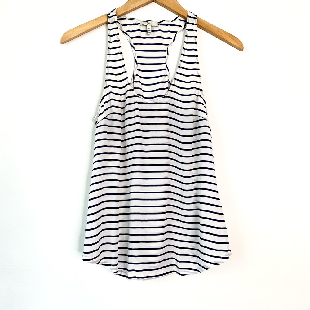 Joie striped silk tank top